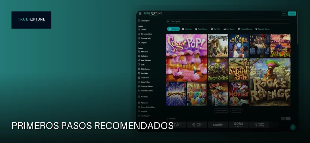 Primeros pasos recomendados